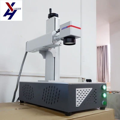 Máy đánh dấu laser sợi tích hợp máy tính để bàn 20W 30W 50W 100W cho kim loại vàng bạc