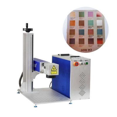 50W 100W Mopa Color Laser Marker Cho Kim loại Thép 3D khắc sâu
