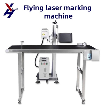 Hai đầu 12.7mm 25.4mm UV Inkjet Laser Printer Batch Coding Machine 2.5 Online Inkjet Printer
