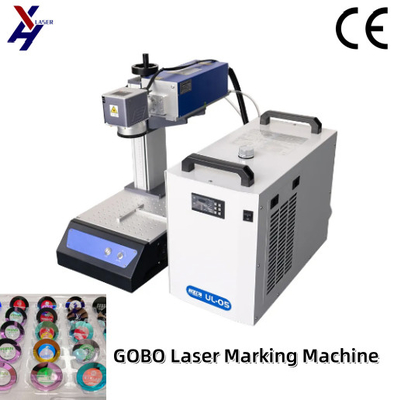5W 10W Gobos Máy đánh dấu laser UV chính xác cao