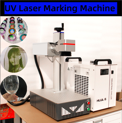 Multifunctional UV Laser Marker Wtih Water Chiller cho gỗ Acrylic da thủy tinh