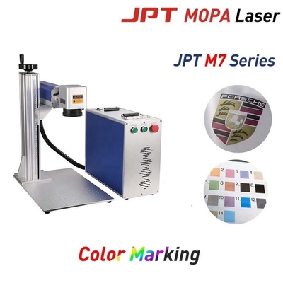 Jpt M7 Split Desk Mopa Fiber Laser Color Engraver Cho đồ trang sức nhôm thép không gỉ
