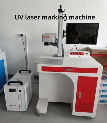 Máy khắc laser tia cực tím 3W 5W 10W độ chính xác cao để in logo bằng nhựa thủy tinh