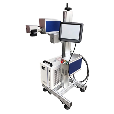 Máy đánh dấu dây laser di động Máy mã hóa laser cho dây chuyền sản xuất với 30W 50W 100W