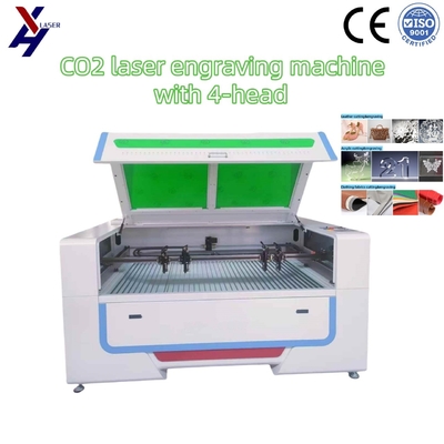 Máy Khắc và Cắt Laser CO2 130W 150W với 4 Đầu cho Acrylic, MDF, Kính