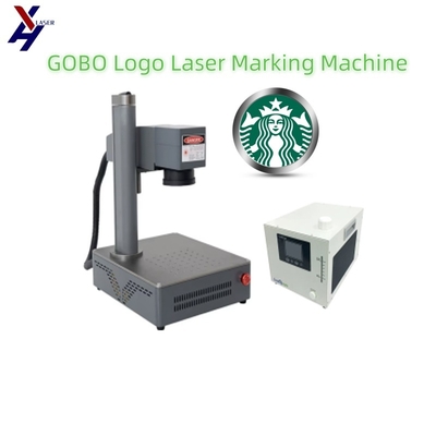 Máy in laser UV Logo 3W 5W để bàn di động, Máy khắc laser cho Đèn chiếu Gobo Glass