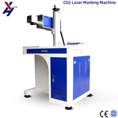 Máy đánh dấu laser CO2 kỹ thuật số 30W 40W Máy đánh dấu laser cho cao su tre